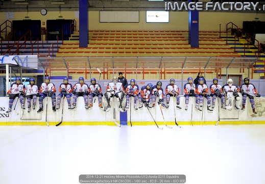 2014-12-21 Hockey Milano Rossoblu U12-Aosta (4-10)